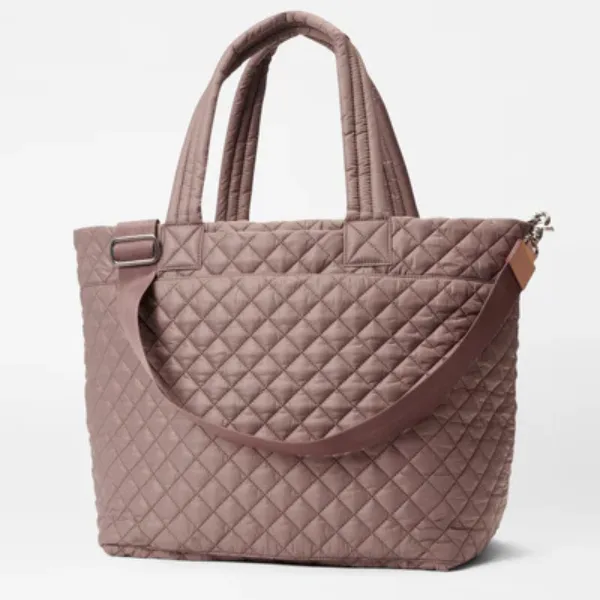MZ Wallace Large Metro Deluxe Tote in Mauve