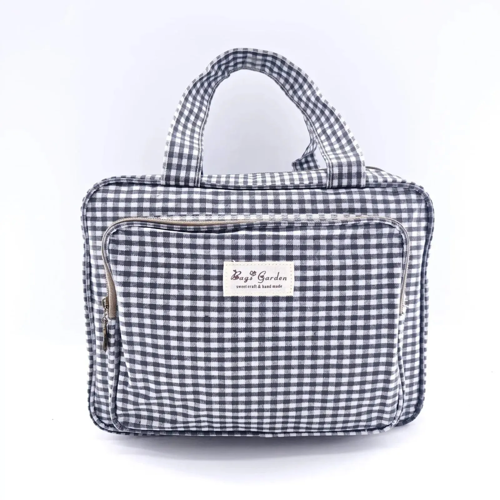 Neceser Maxi compartimentos waterproof Vichy Negro Bags Garden