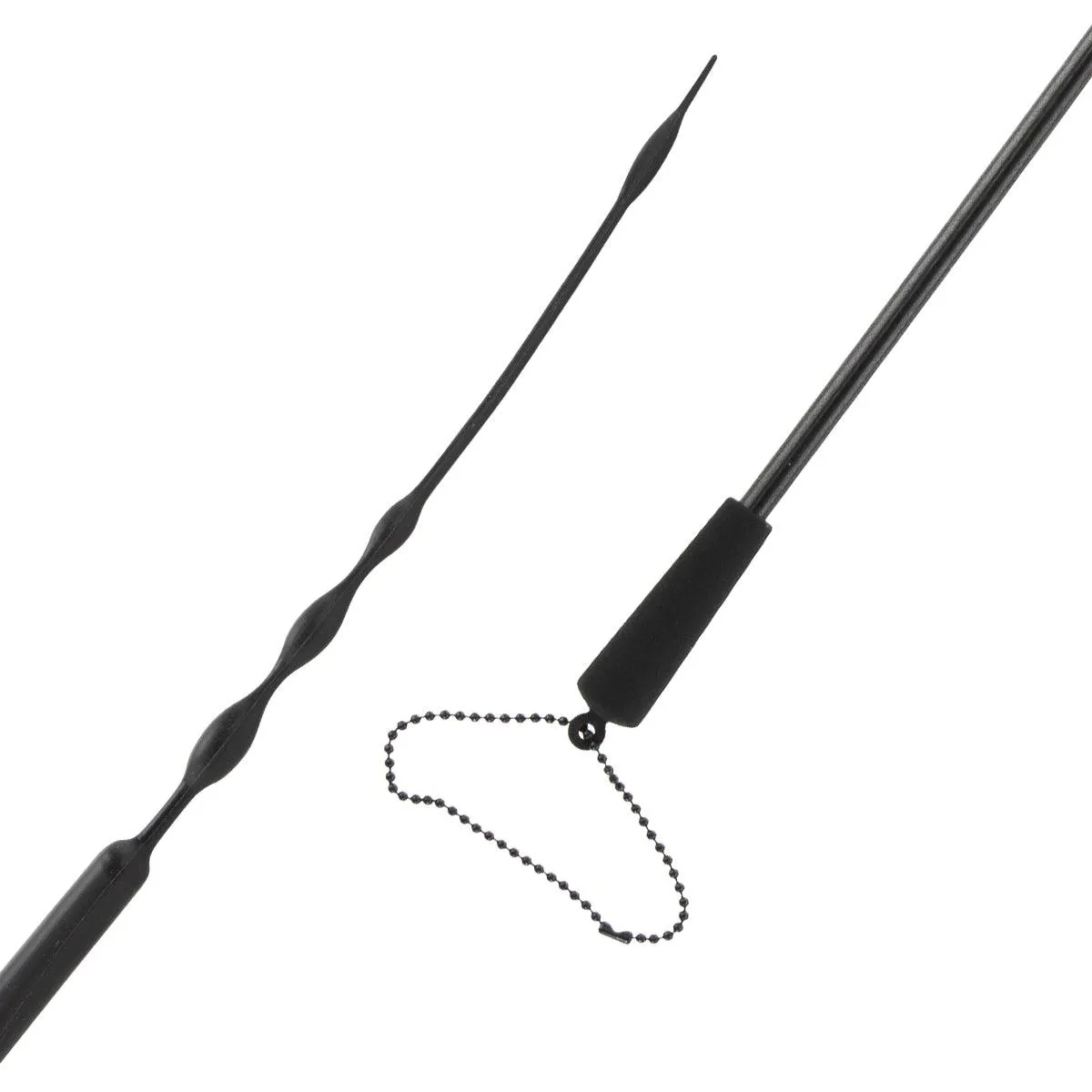 Neojoy Flogger Bondage Spanker Silicone - Black 19.68 inch - 50cm