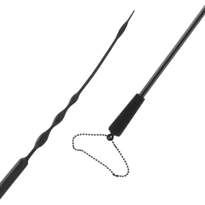 Neojoy Flogger Bondage Spanker Silicone - Black 19.68 inch - 50cm