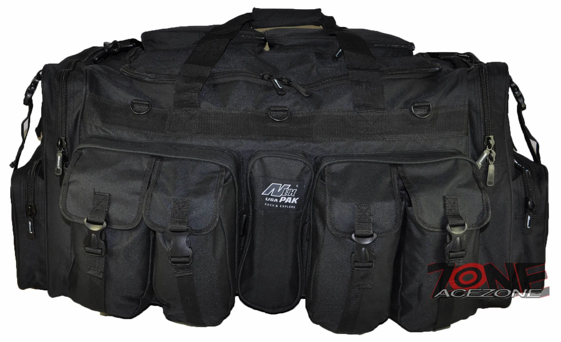 Nexpak USA 35" Duffel Bag Camping Hunting Outdoor Travel TF135 BLACK