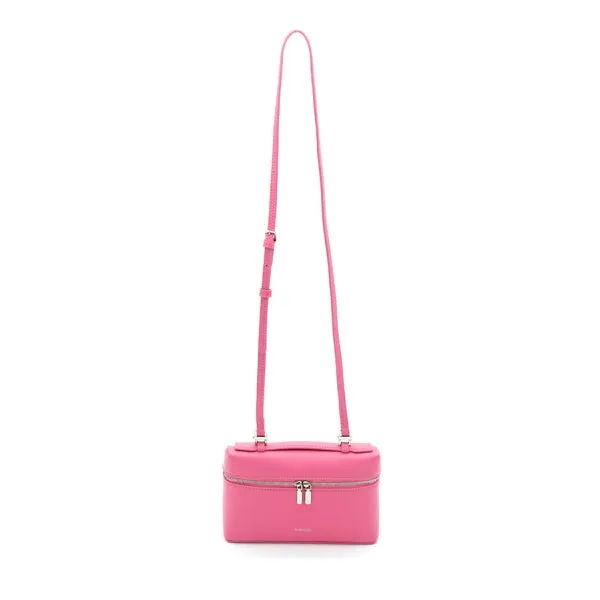 Number 2 french pink leather handbag