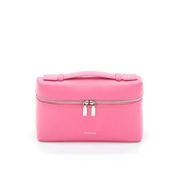 Number 2 french pink leather handbag