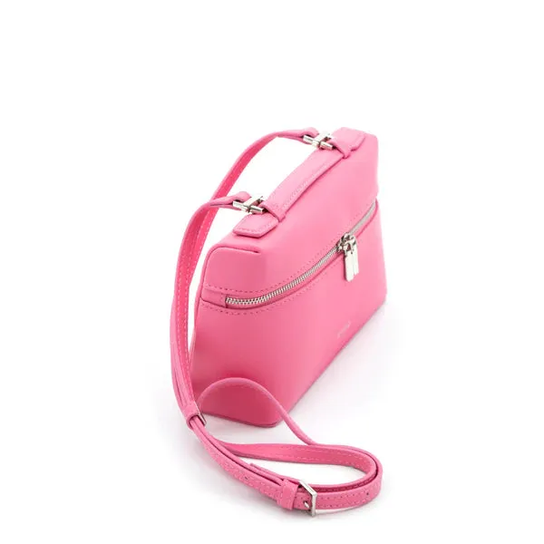 Number 2 french pink leather handbag