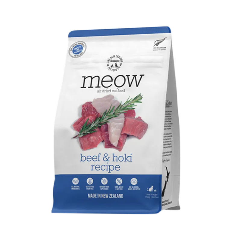 NZ Natural Pet Food Co - Air Dried  - Food - Meow Beef & Hoki