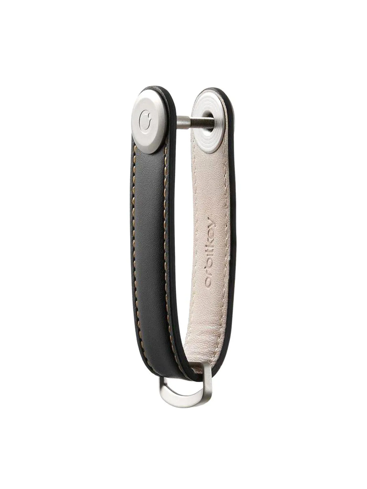 Orbitkey Leather Key Organiser Black Tan