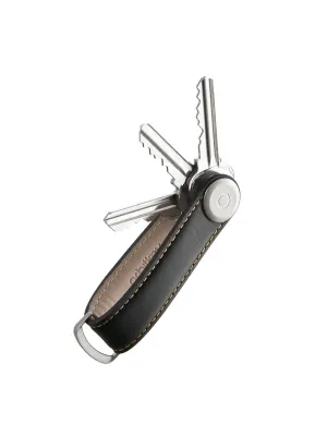 Orbitkey Leather Key Organiser Black Tan
