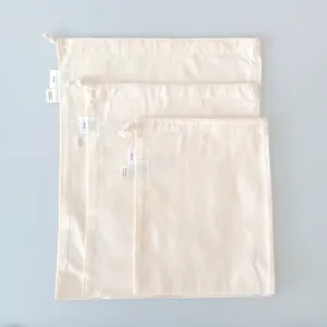 Organic Cotton Produce Bags - Variety Pack