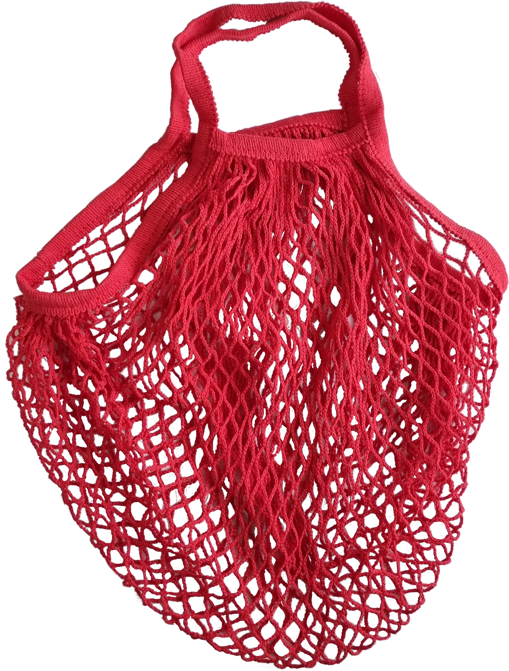 Organic Cotton - Reusable Grocery Mesh Shopping Bag - Beige