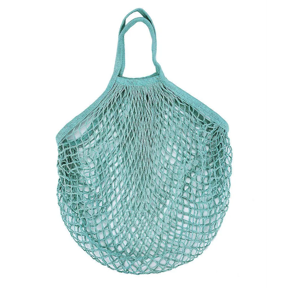 Organic Cotton - Reusable Grocery Mesh Shopping Bag - Beige