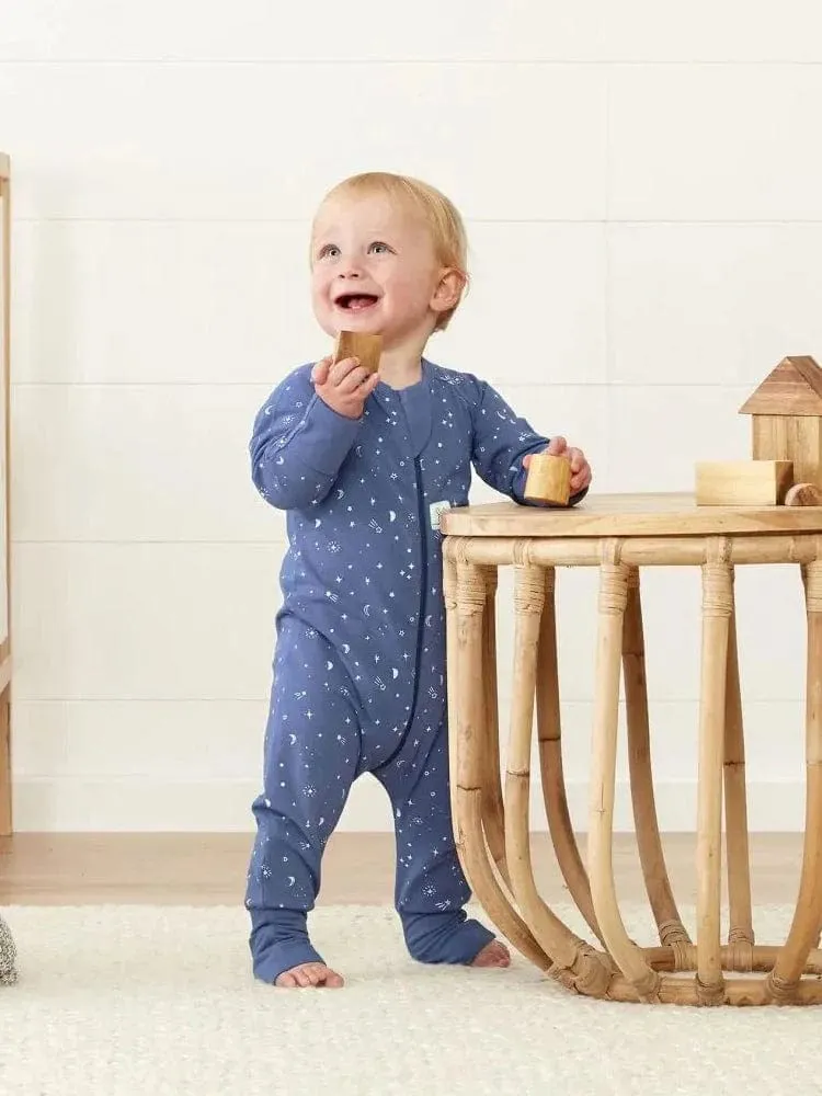 Organic Layers Long Sleeve Sleepsuit - Night Sky