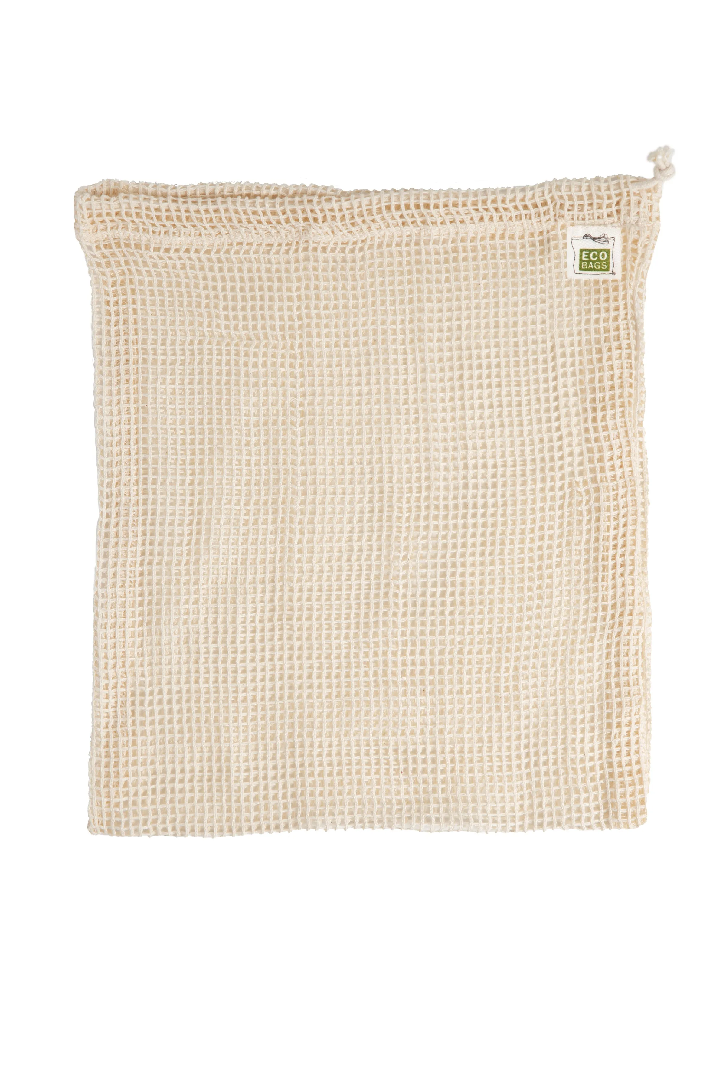 ORGANIC MESH DRAWSTRING BAG,  set of 3 - Medium