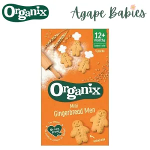 Organix Goodies Organic Mini Gingerbread Men, 5 x 25g Exp: 10/24