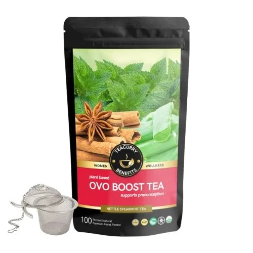Ovo Boost Tea for Women - For Healthy Ovulation, Egg Quality, Egg Quantity Support