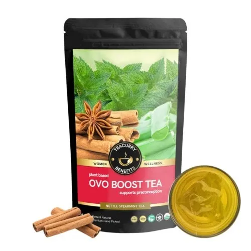 Ovo Boost Tea for Women - For Healthy Ovulation, Egg Quality, Egg Quantity Support