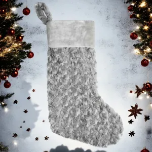 Personalised Christmas Plush Fluffy Stockings