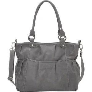 Piel Leather Zippered Cross-Body Tote