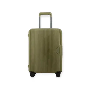 Pierre Cardin Cannes Clip Case Luggage 28 Inch Large Green/Orange