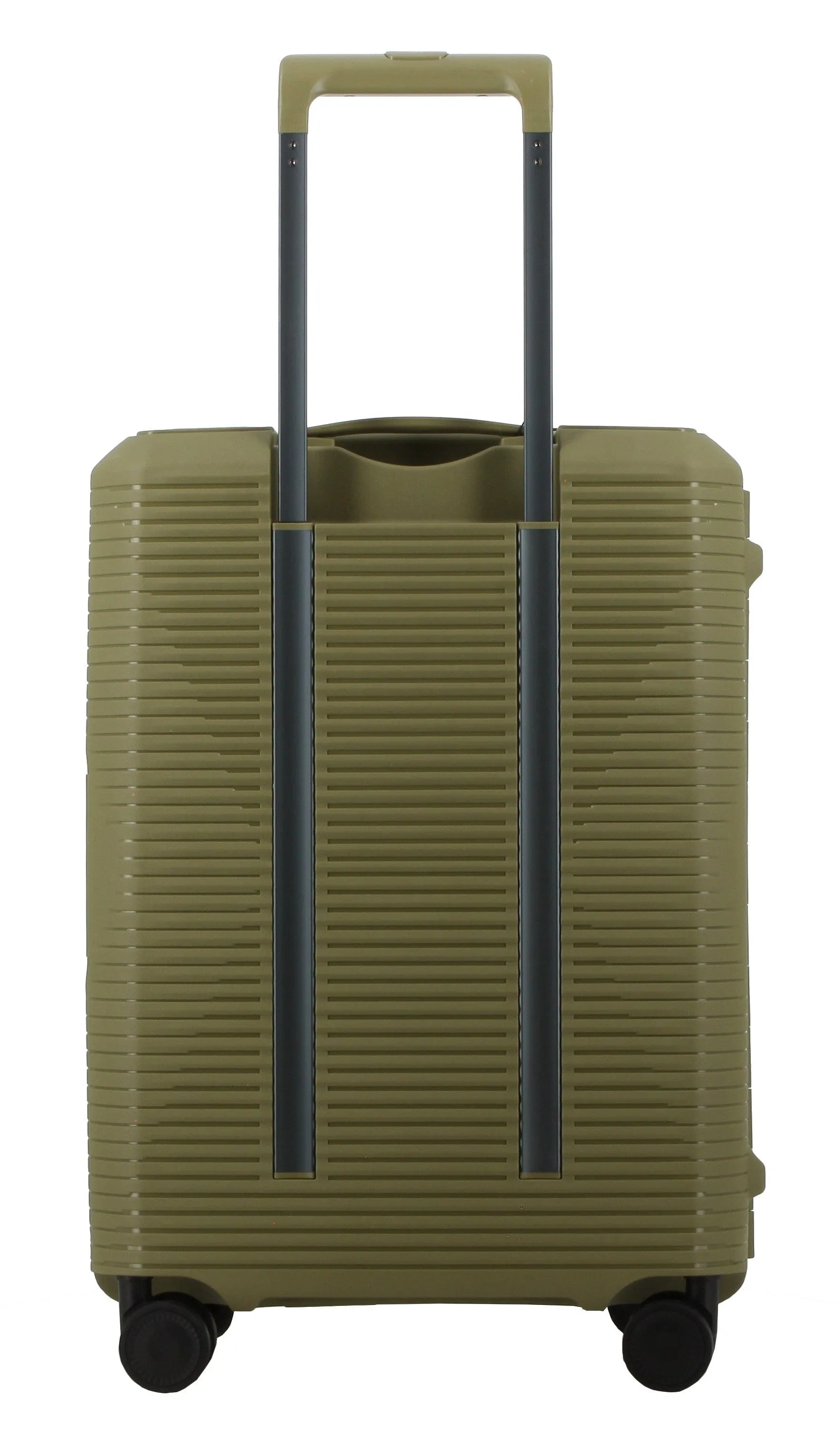 Pierre Cardin Cannes Clip Case Luggage 28 Inch Large Green/Orange
