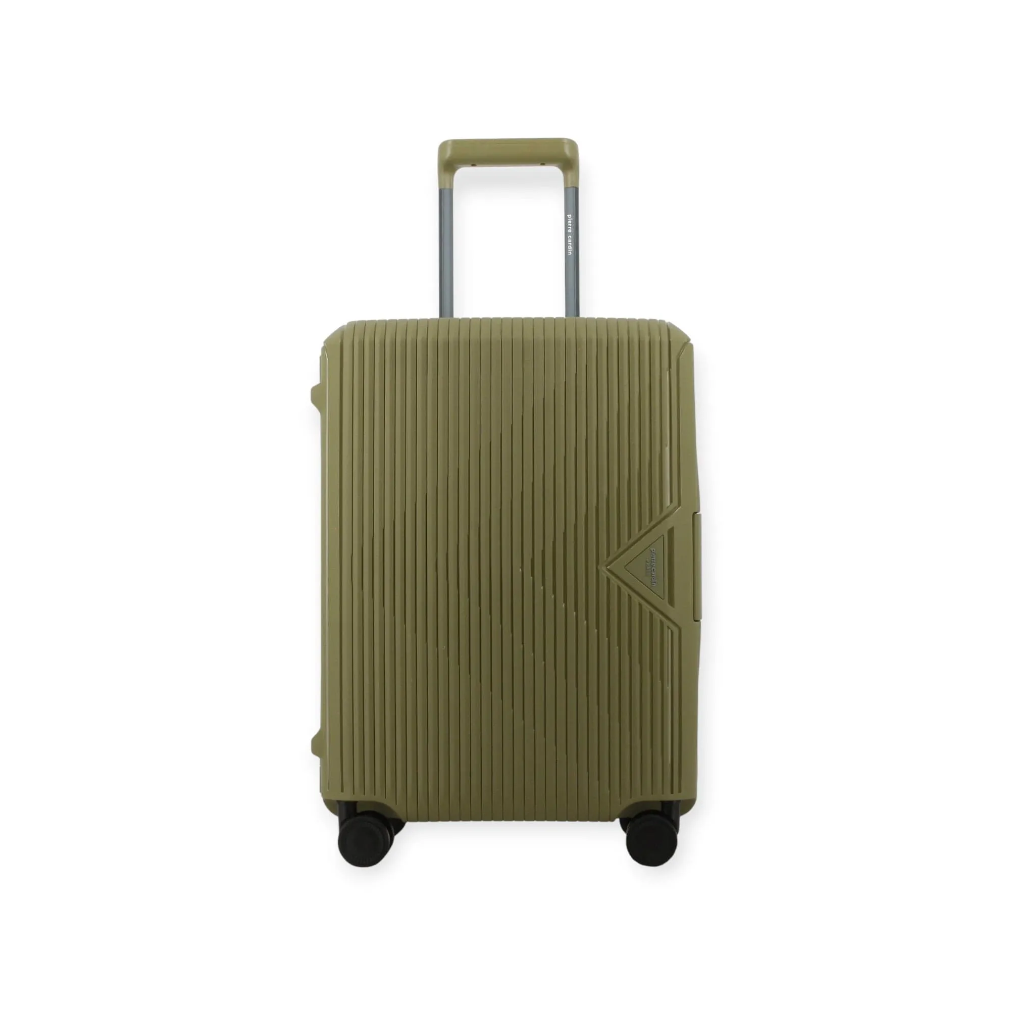 Pierre Cardin Cannes Clip Case Luggage 28 Inch Large Green/Orange