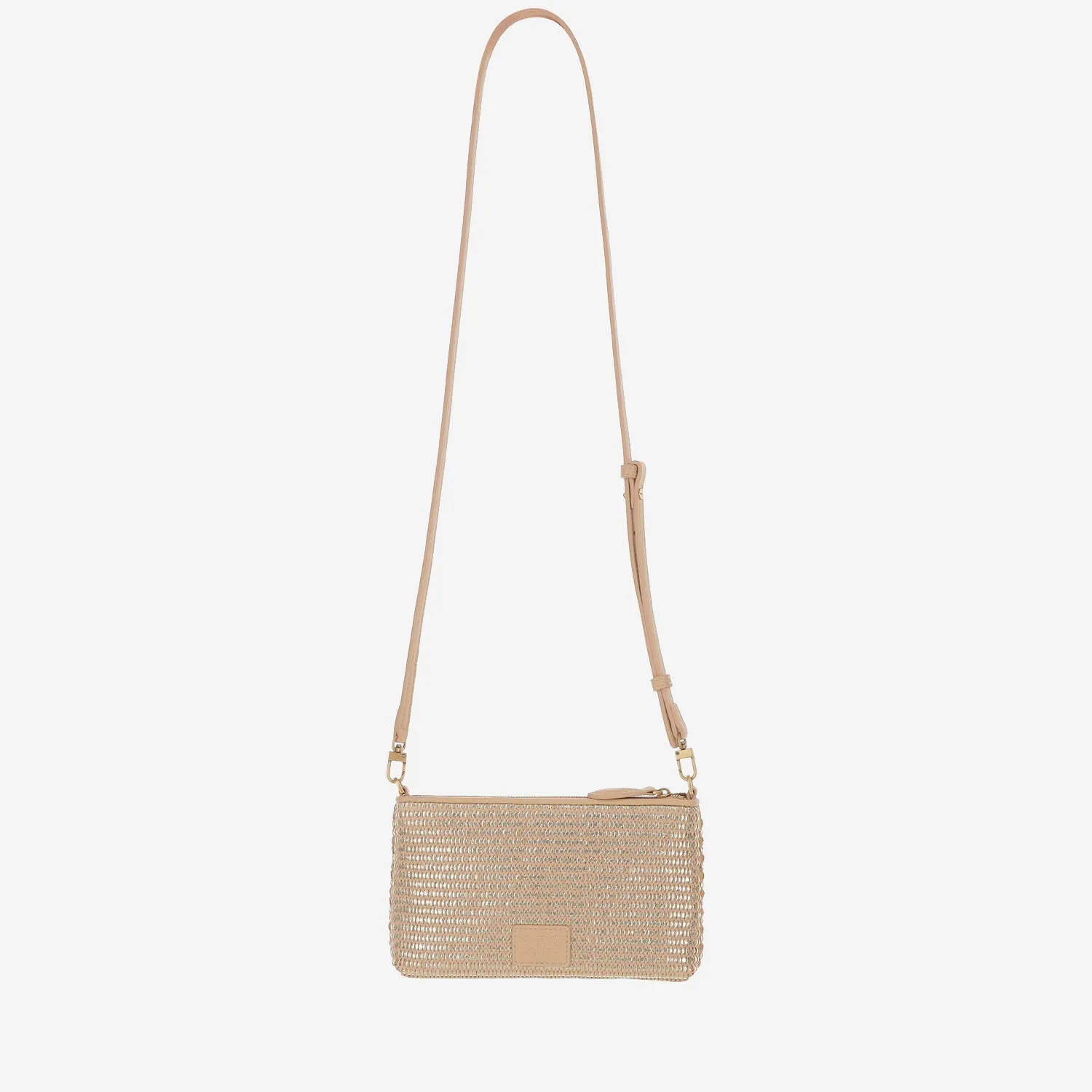 Pinko Flat Raffia axelväska