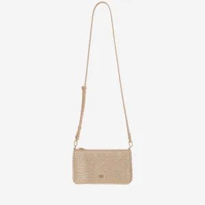 Pinko Flat Raffia axelväska