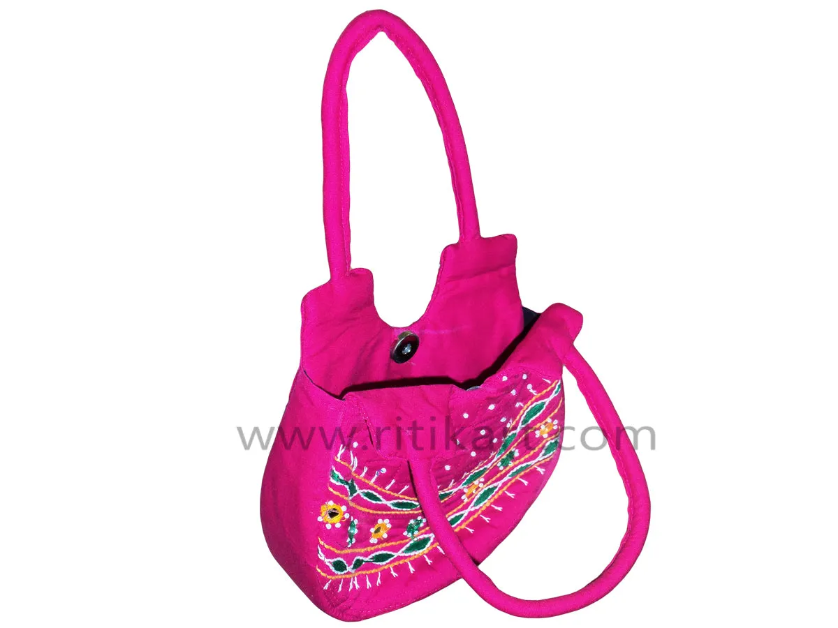Pipili Hand Made fancy Ladies Pink Bag
