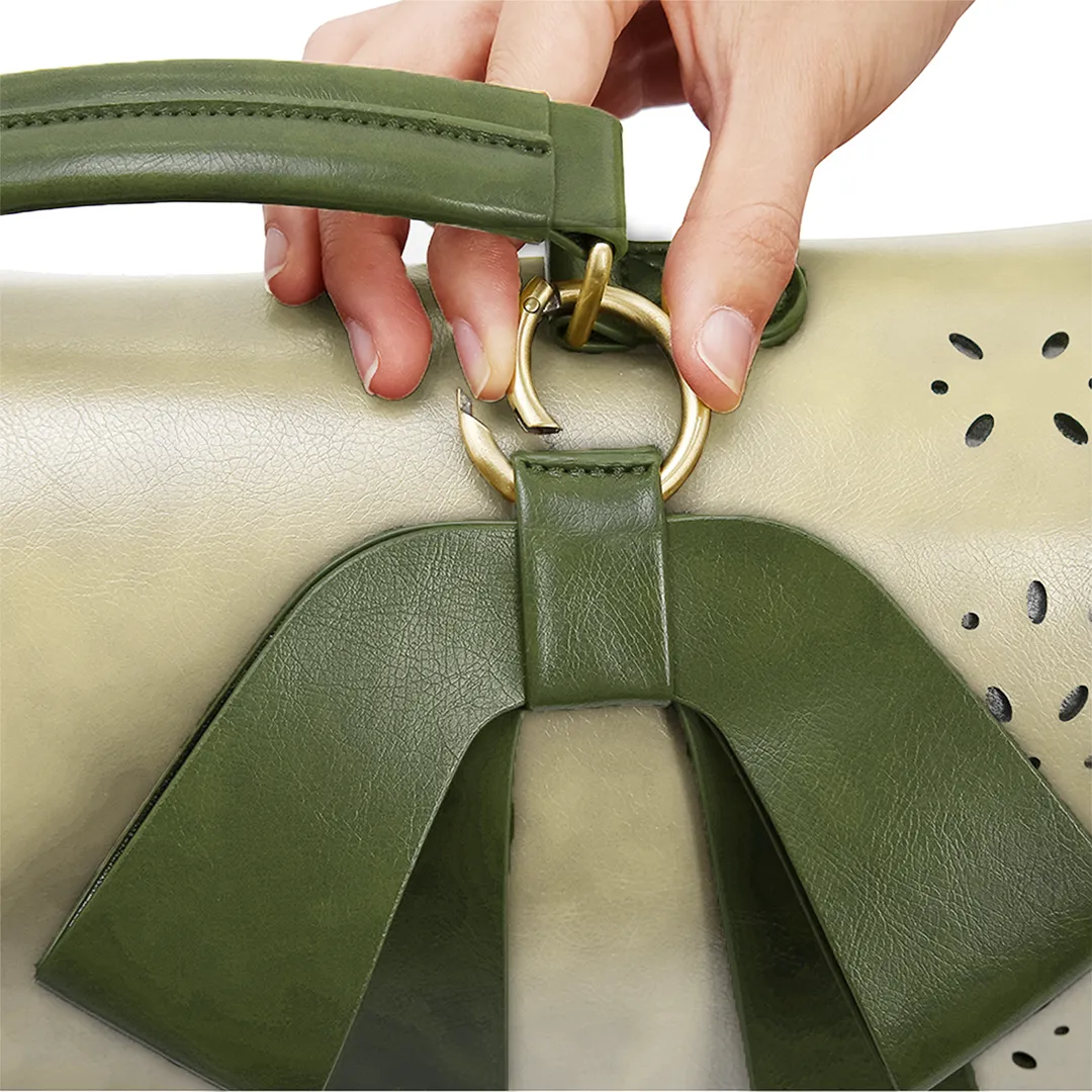 Pocketful Of Sunshine Messenger 17" - Green-Beige