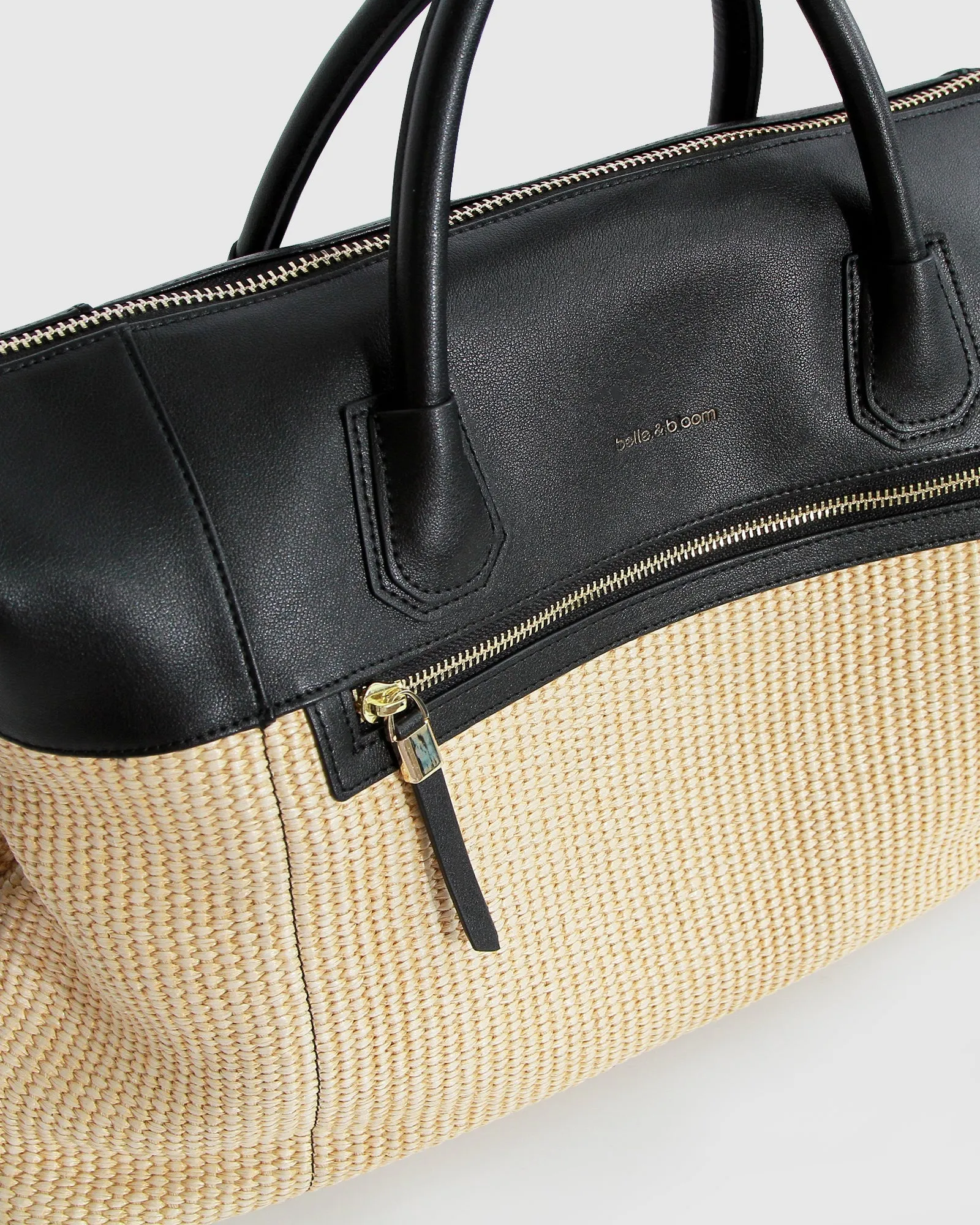 Poem To Nowhere Weekender Bag - Black/Oat