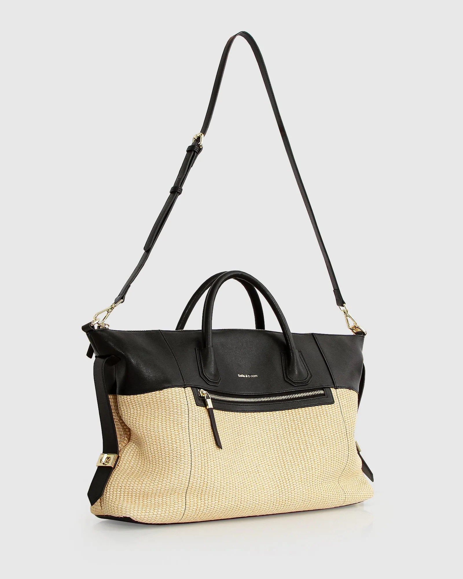 Poem To Nowhere Weekender Bag - Black/Oat