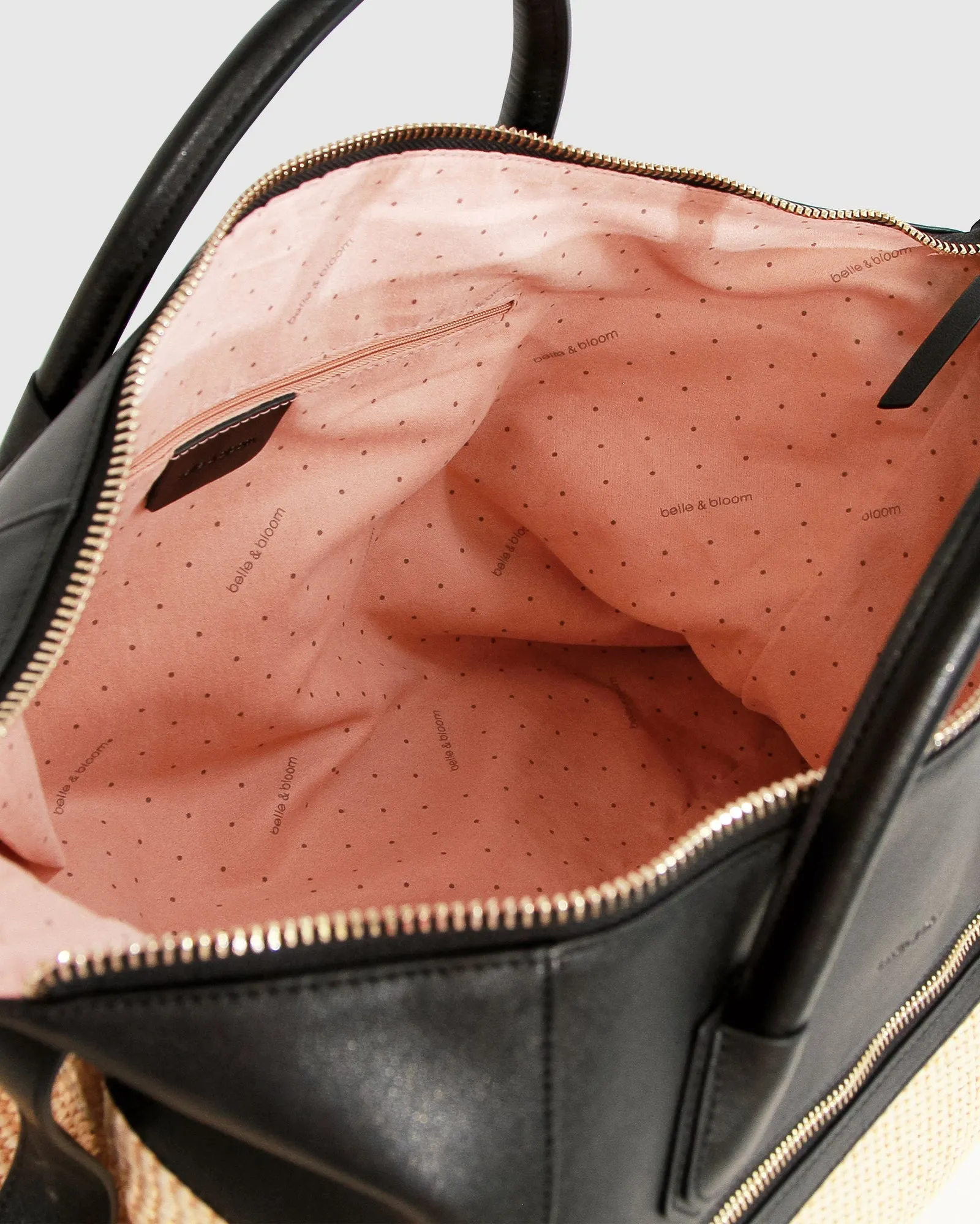 Poem To Nowhere Weekender Bag - Black/Oat