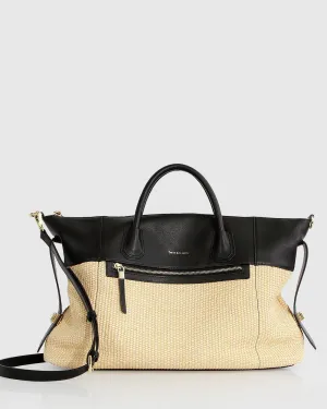 Poem To Nowhere Weekender Bag - Black/Oat