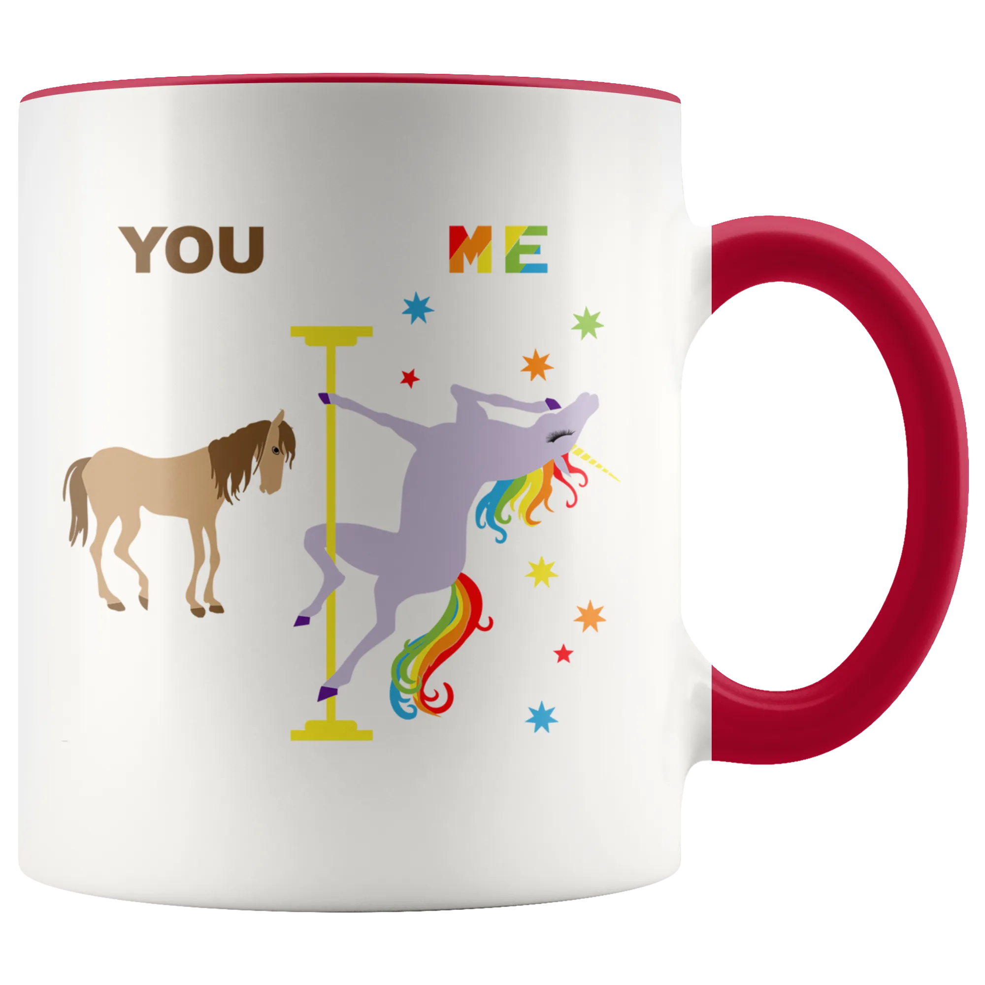 Pole Dancing Unicorn Mug I'm Fabulous Rainbow Coffee Cup Funny Gay Pride Gifts for Men & Women