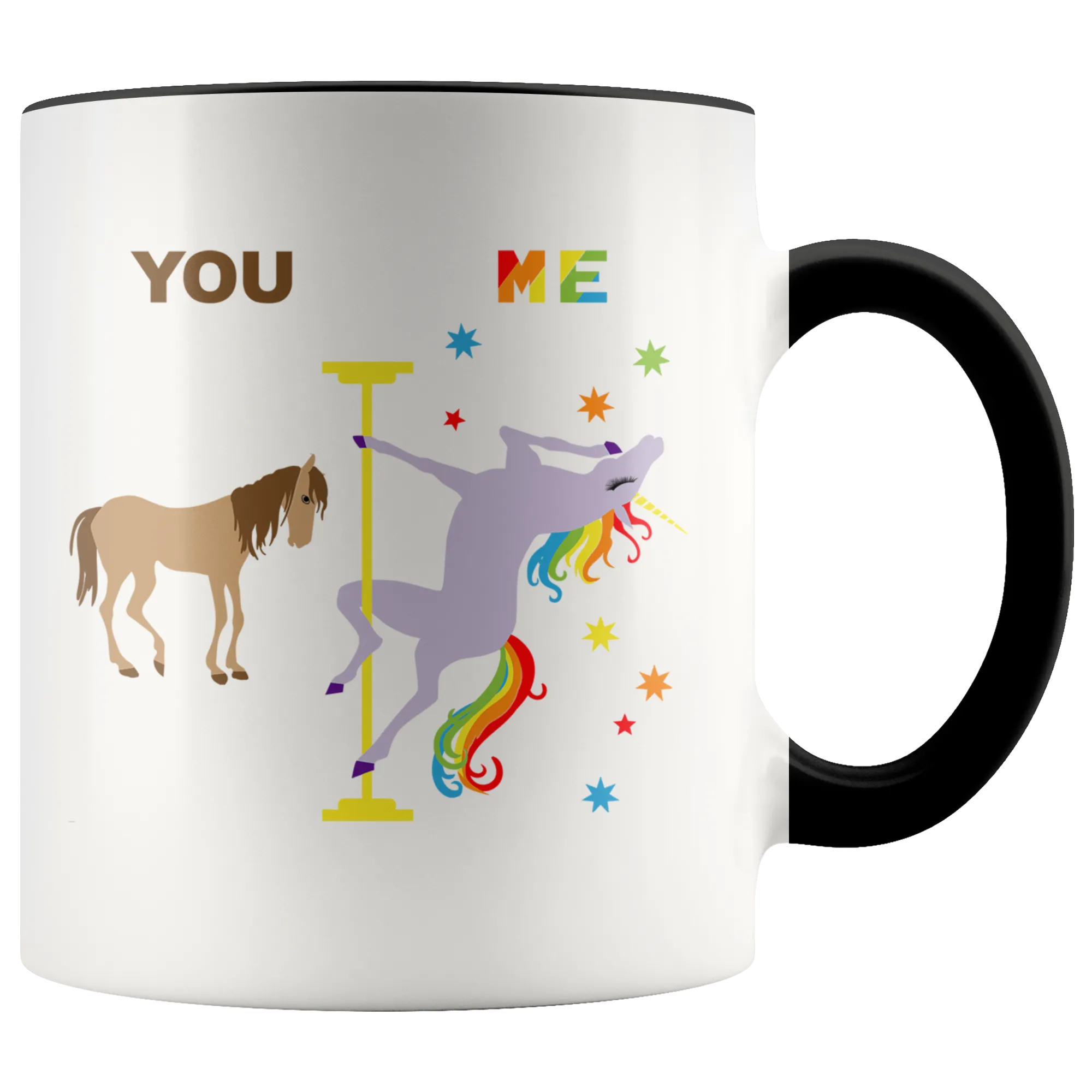 Pole Dancing Unicorn Mug I'm Fabulous Rainbow Coffee Cup Funny Gay Pride Gifts for Men & Women