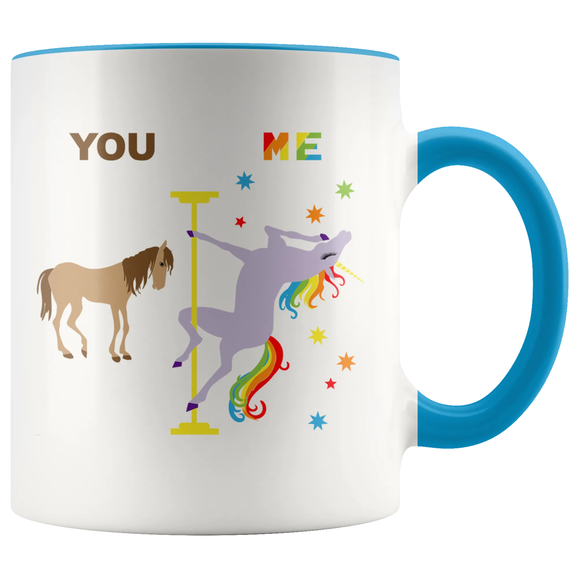 Pole Dancing Unicorn Mug I'm Fabulous Rainbow Coffee Cup Funny Gay Pride Gifts for Men & Women