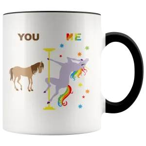 Pole Dancing Unicorn Mug I'm Fabulous Rainbow Coffee Cup Funny LGBTQ Gay Pride Gifts for Men & Women