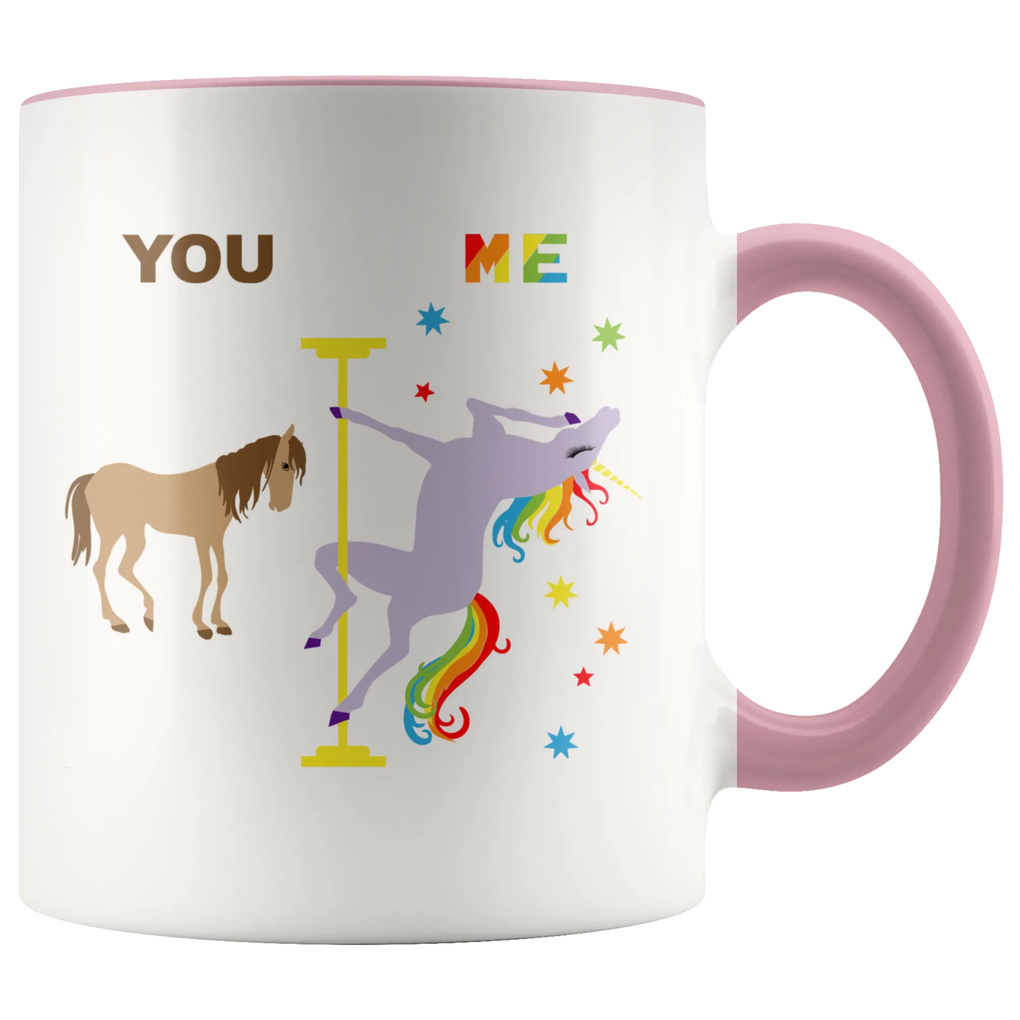 Pole Dancing Unicorn Mug I'm Fabulous Rainbow Coffee Cup Funny LGBTQ Gay Pride Gifts for Men & Women