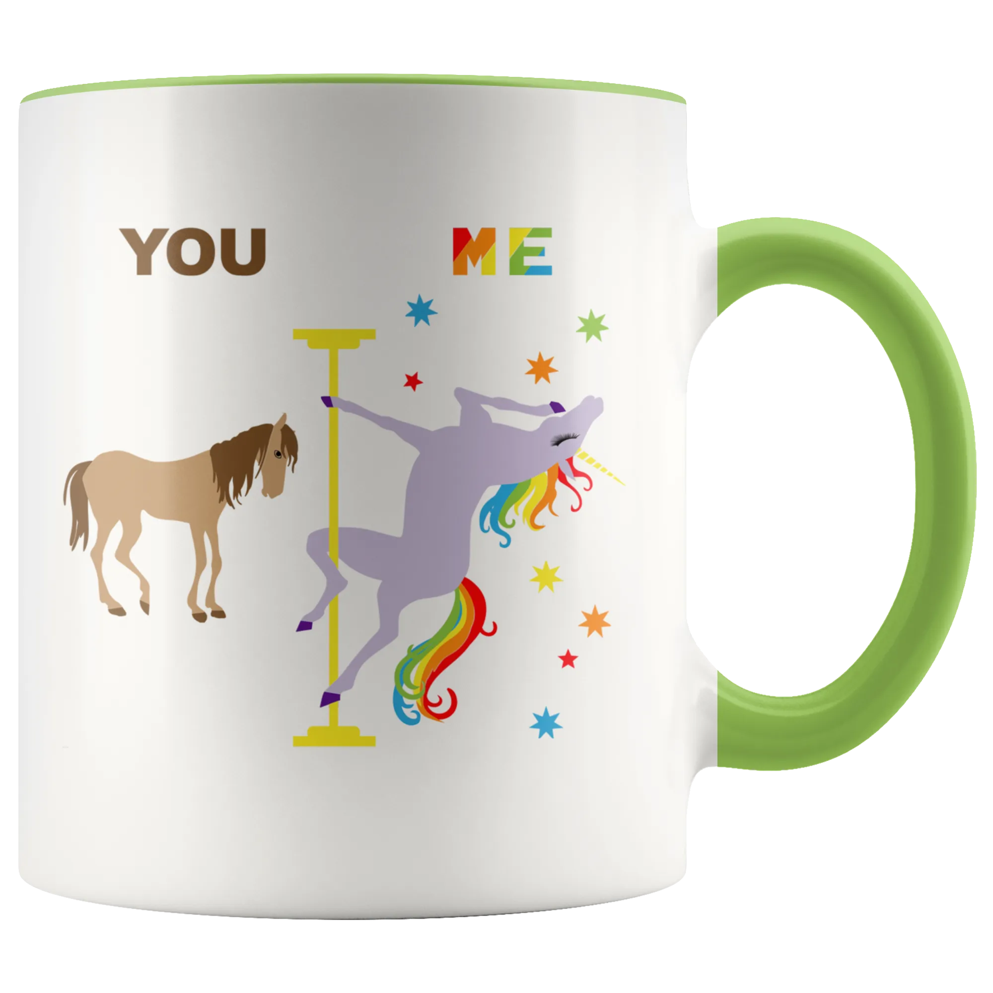 Pole Dancing Unicorn Mug I'm Fabulous Rainbow Coffee Cup Funny LGBTQ Gay Pride Gifts for Men & Women
