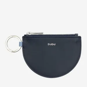 Portachiavi con Portamonete da Donna Dudu Bags Tolosa in Pelle Colorful Navy