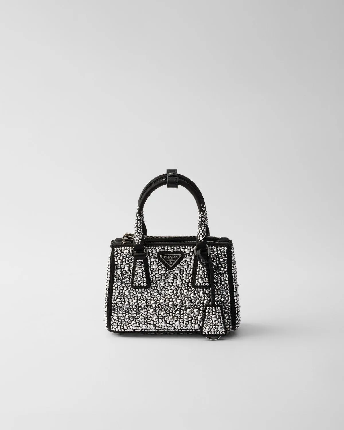 Prada Galleria Satin Micro-bag With Decorations