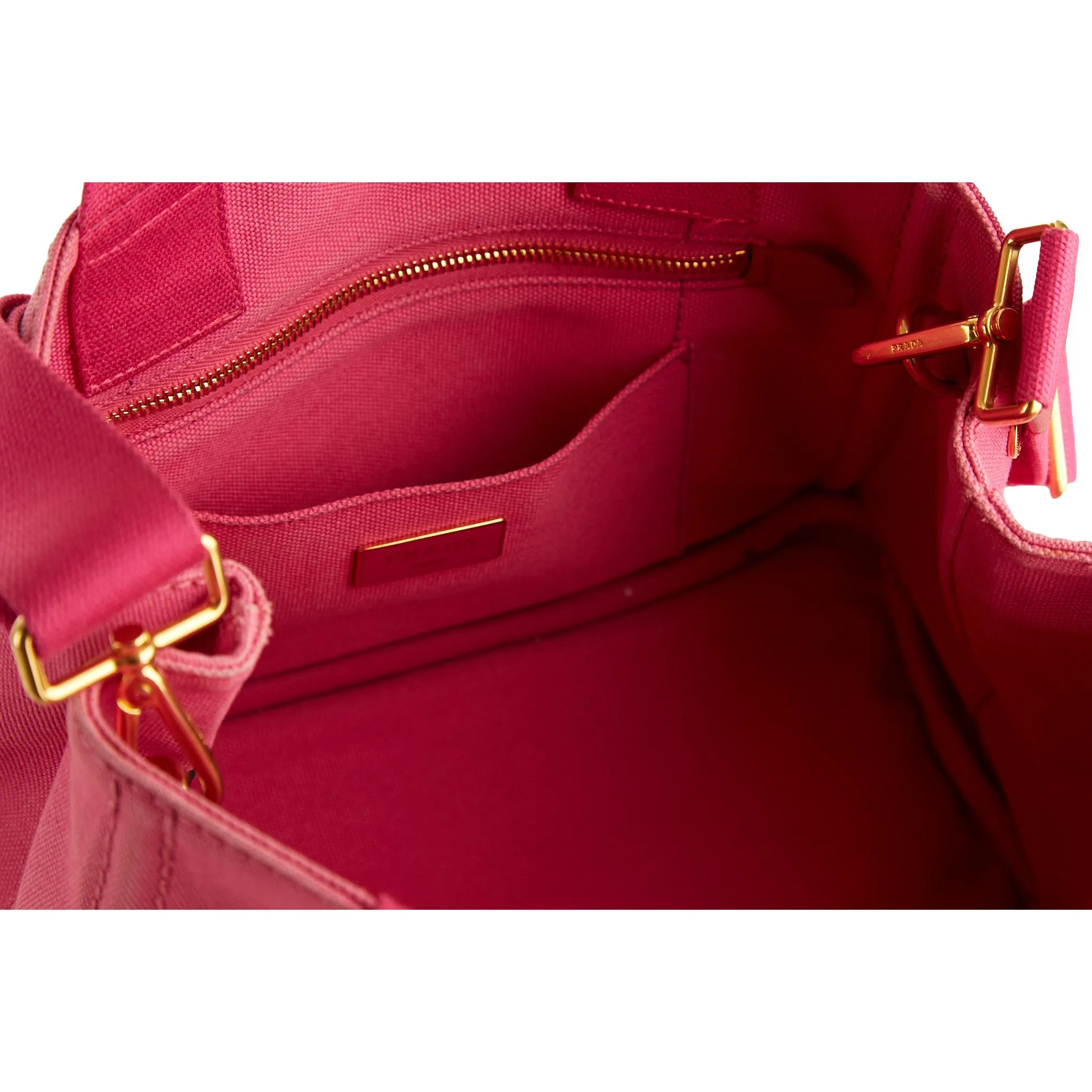 Prada Pink Canapa Tote