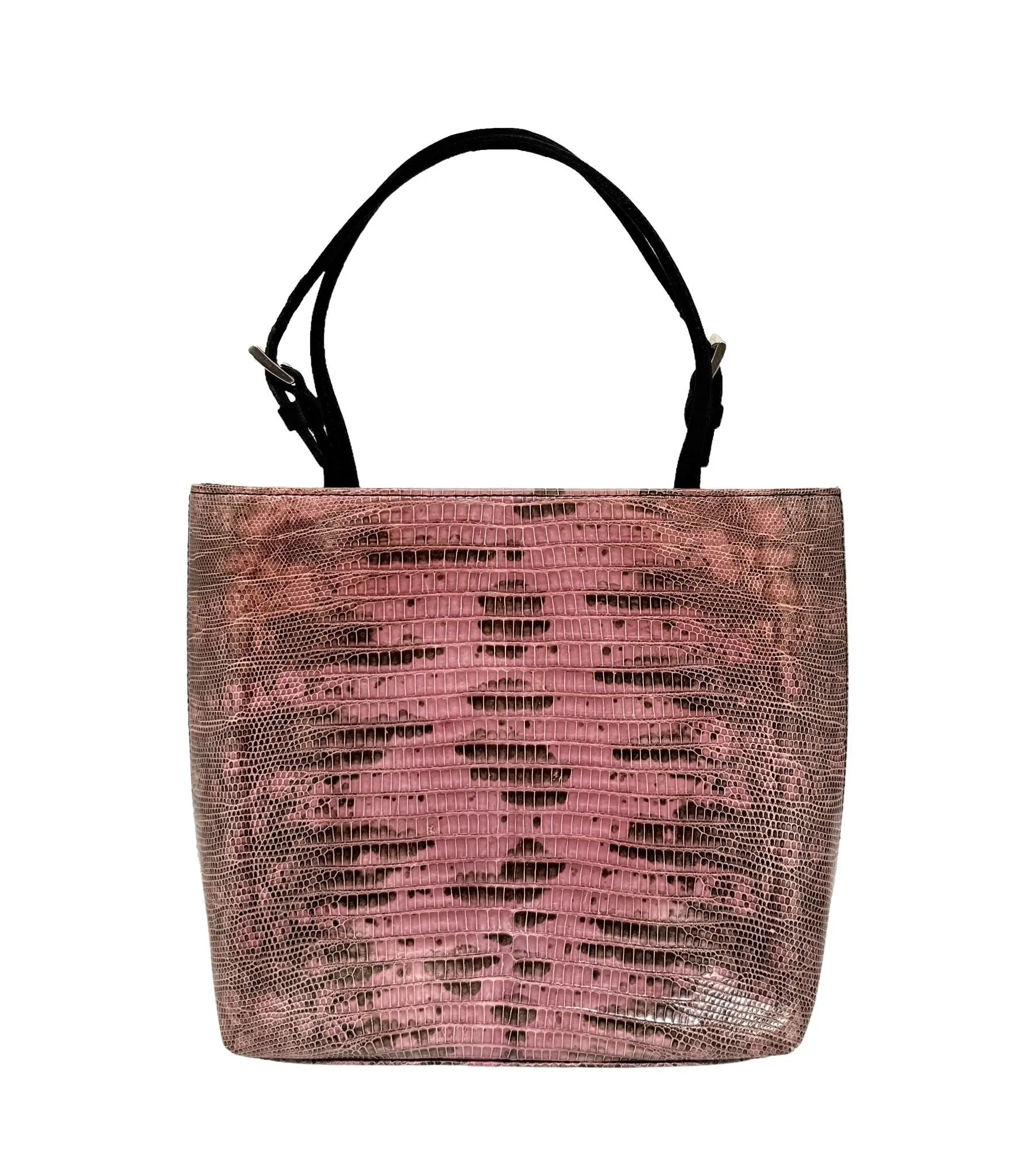 Prada Pink Snakeskin Mini Shoulder Bag