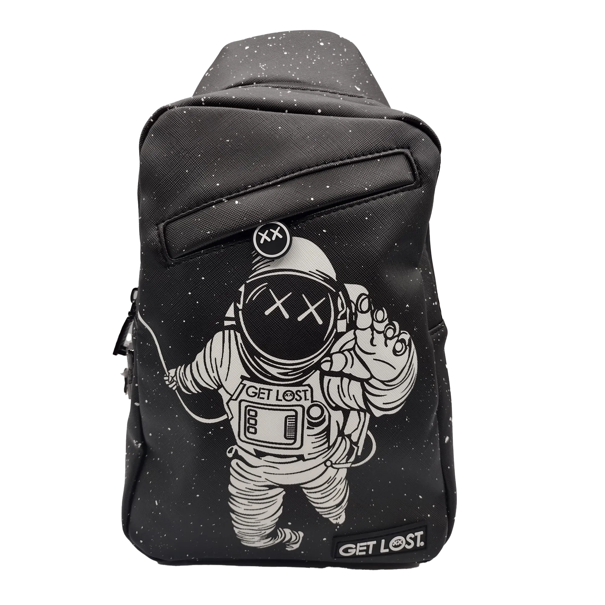 PREMIUM SAFFIANO LEATHER SHOULDER BAG l GET LOST ASTRONAUT