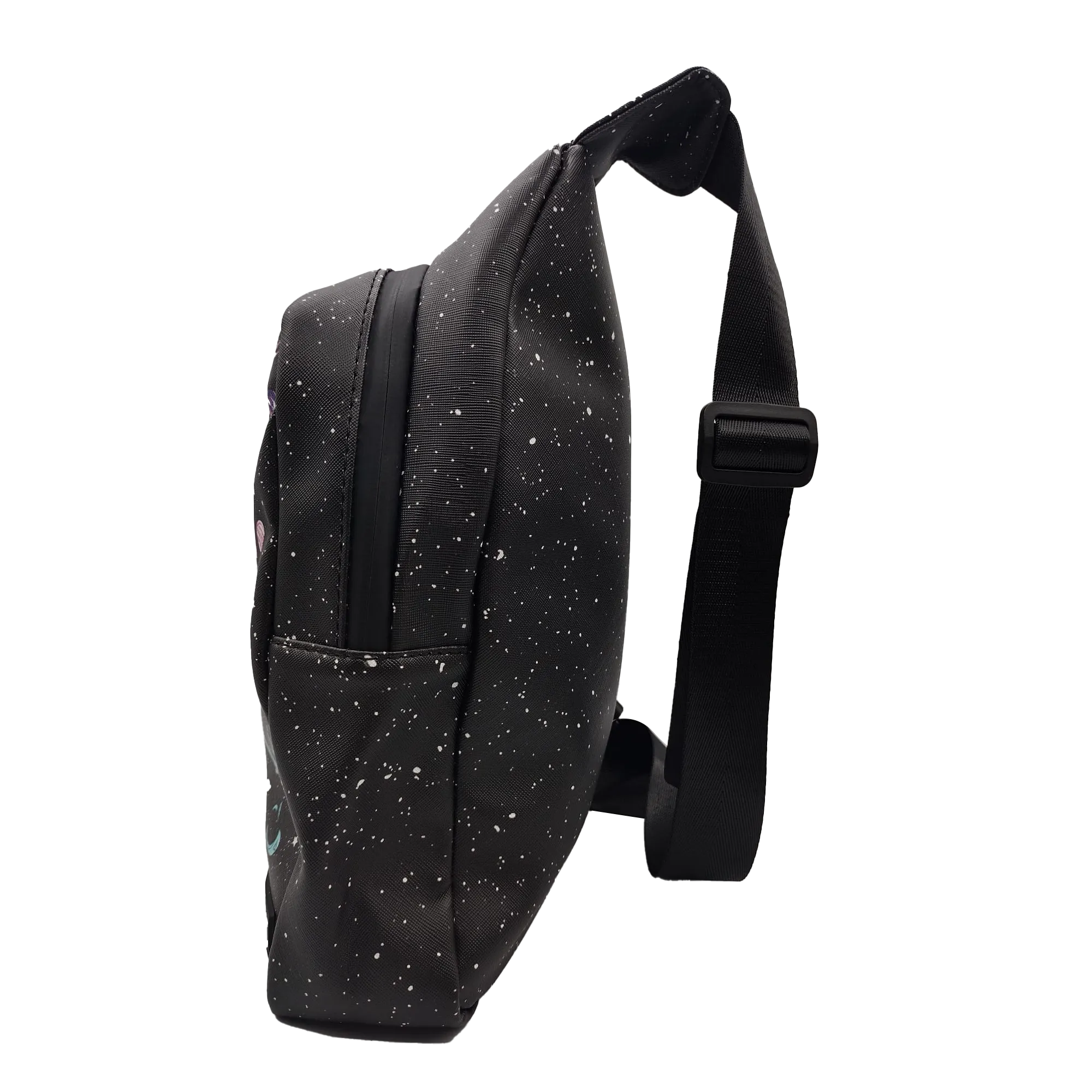 PREMIUM SAFFIANO LEATHER SHOULDER BAG l GET LOST ASTRONAUT