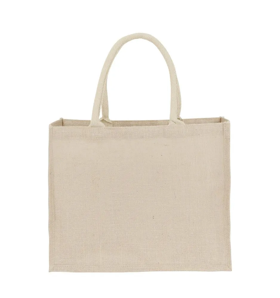 Promotional Jute Hessian Grocery Shopping Bag