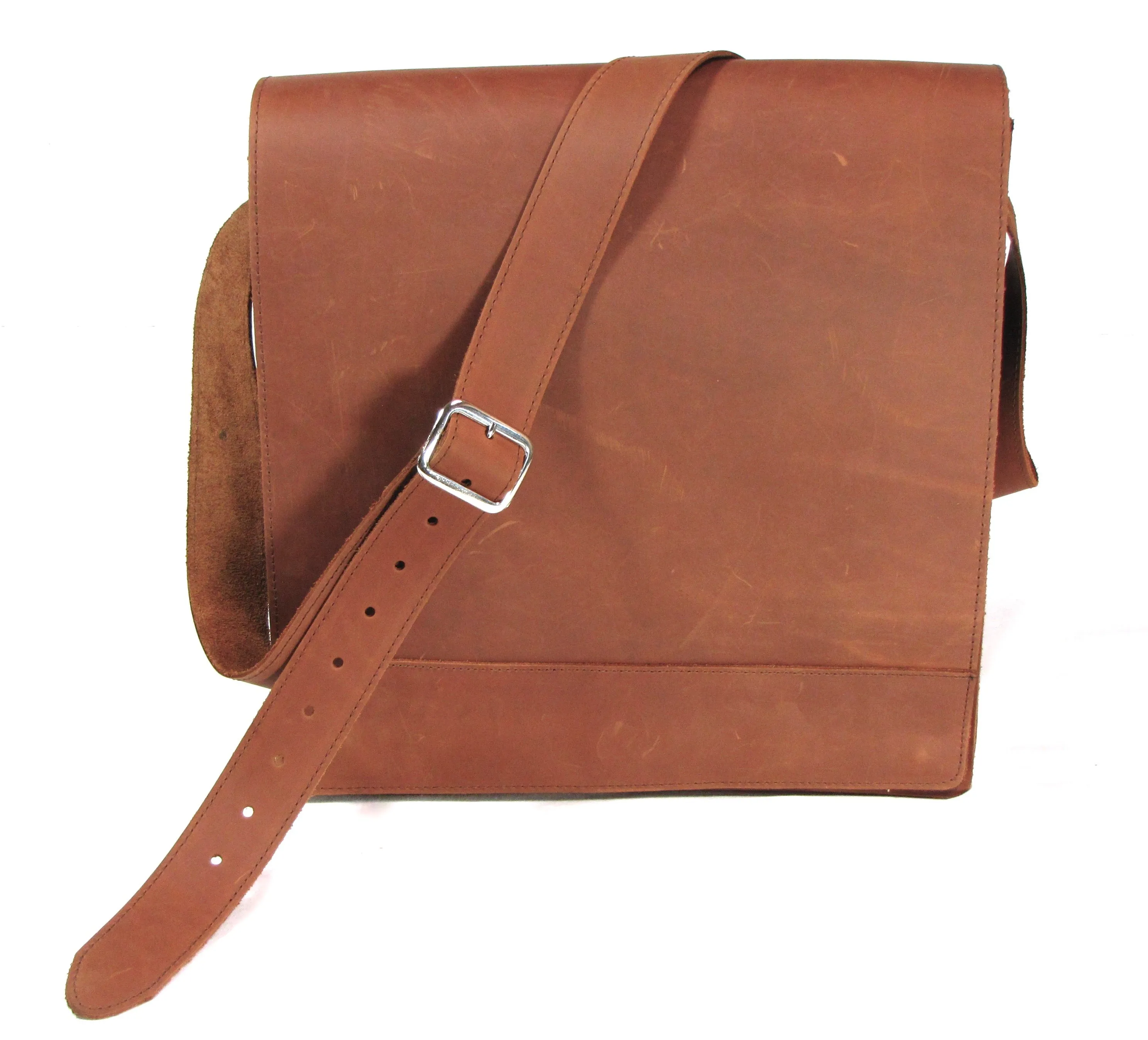 PU91  Messenger Bag- Brown