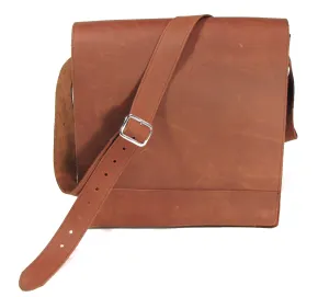 PU91  Messenger Bag- Brown