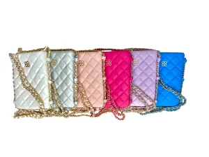 Quilted "Leatherette" Cell Phone Bags | Resort Wear Accessories