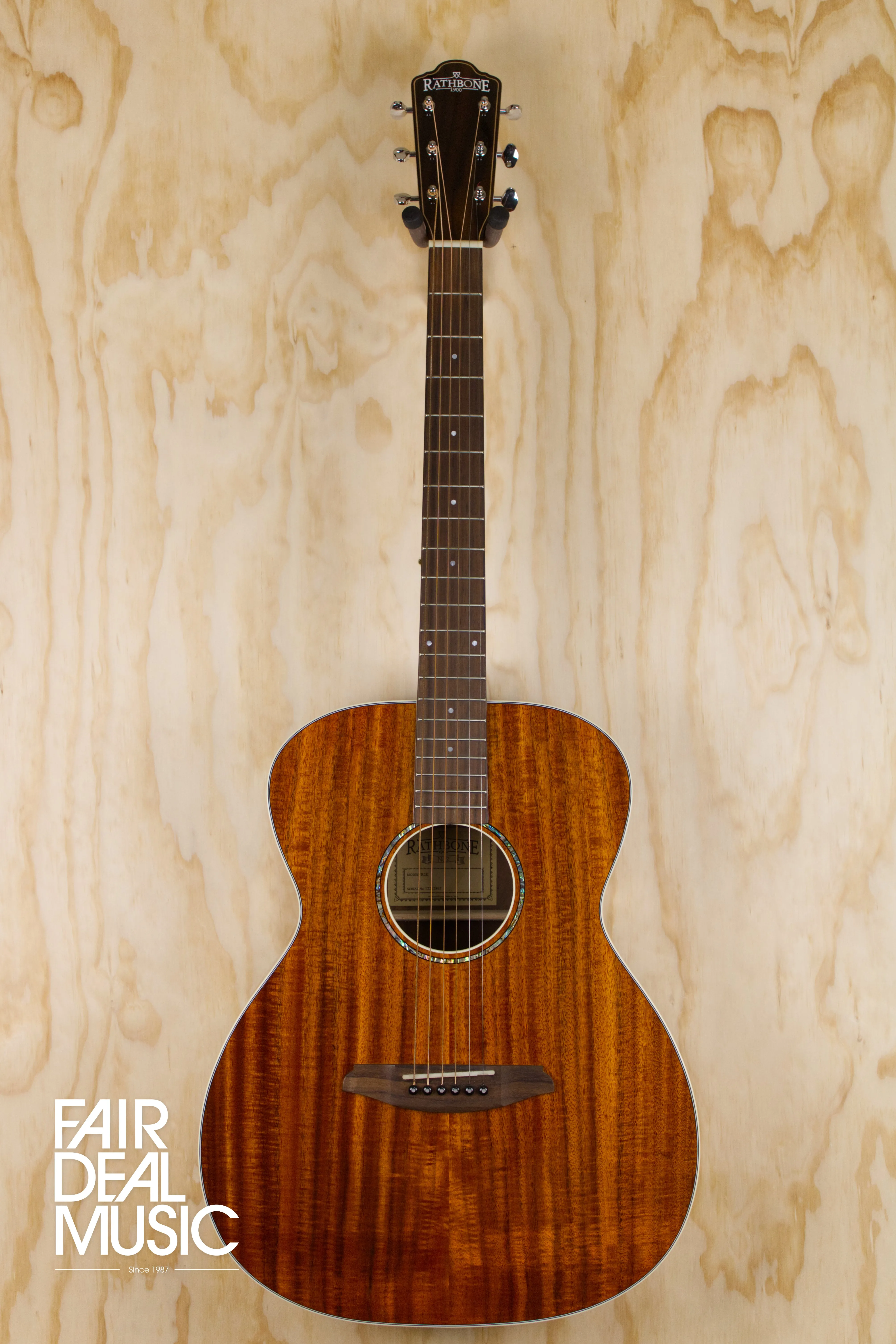 Rathbone R2K Double-Top Orchestra Acoustic Guitar, Koa, Ex Display