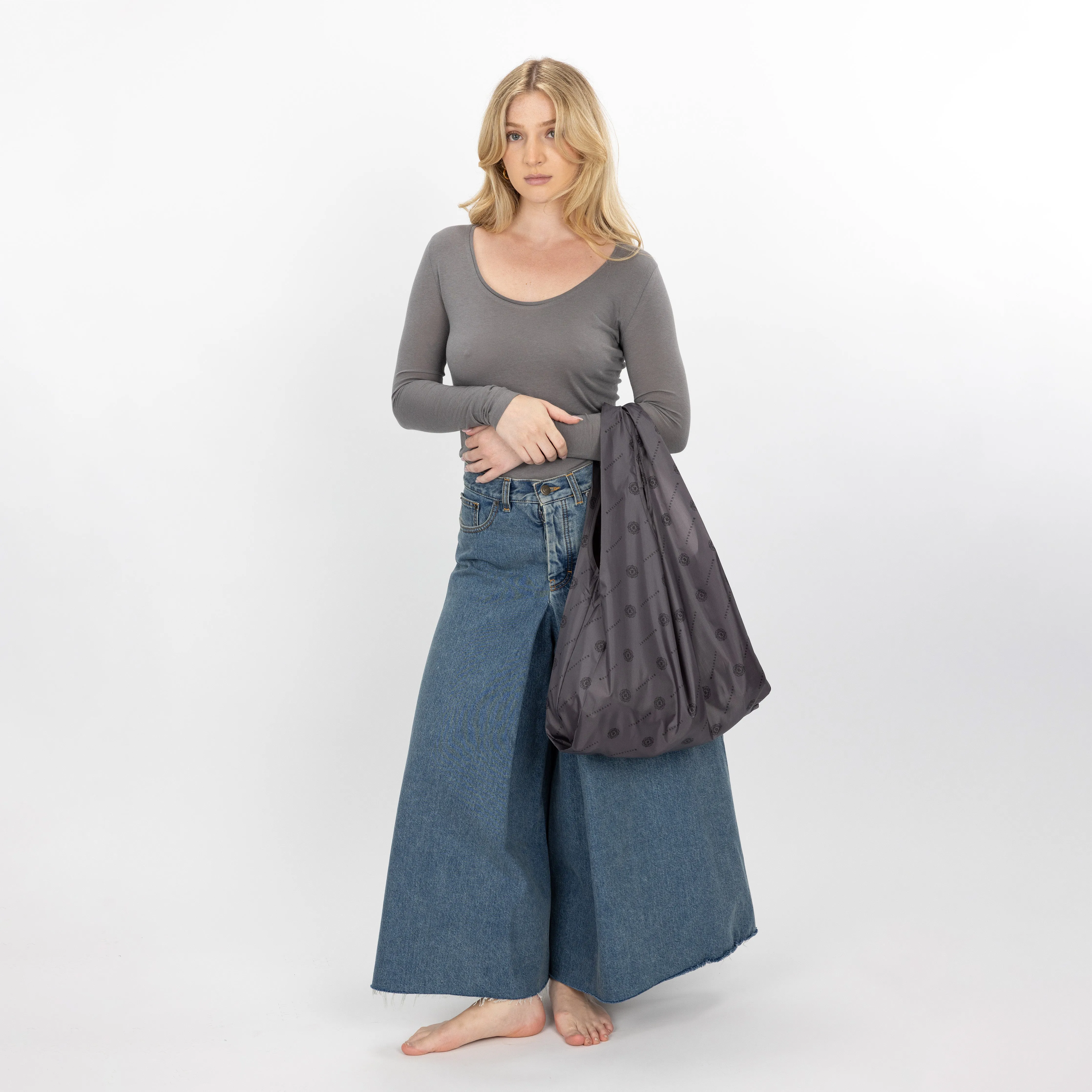 Ravelheart Logo Reusable Shopping Bag - Charcoal Grey